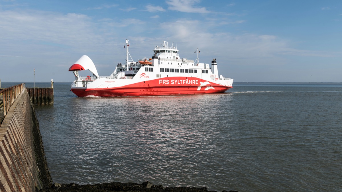 FRS Syltfähre auf der Nordsee - Anreise nach Sylt